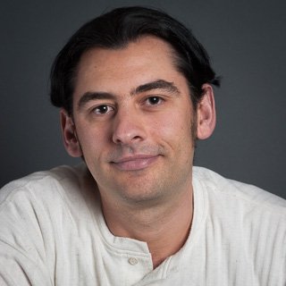 Studio Portrait of man close up.